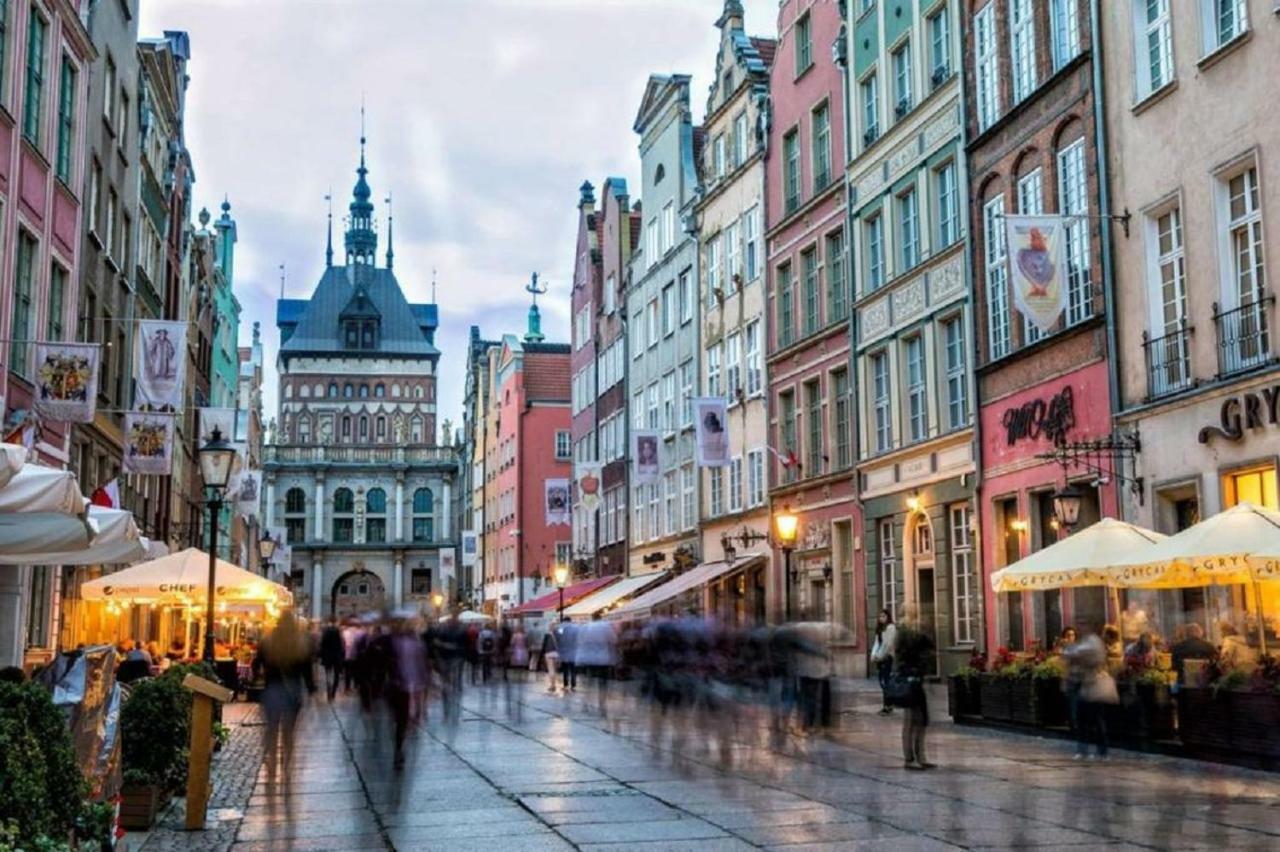 3-Rooms Apartment With Balcony By The Oldtown Gdansk Exterior foto