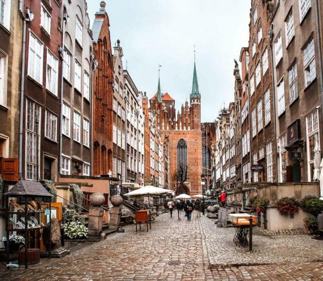 3-Rooms Apartment With Balcony By The Oldtown Gdansk Exterior foto